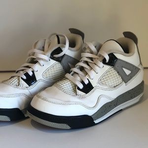 Nike Jordan 4 White/Cement 1Y 2016